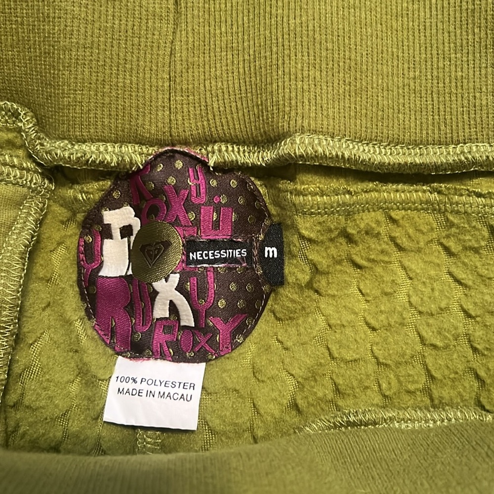 Roxy Supper Soft Size Medium Green Calve Length S… - image 3